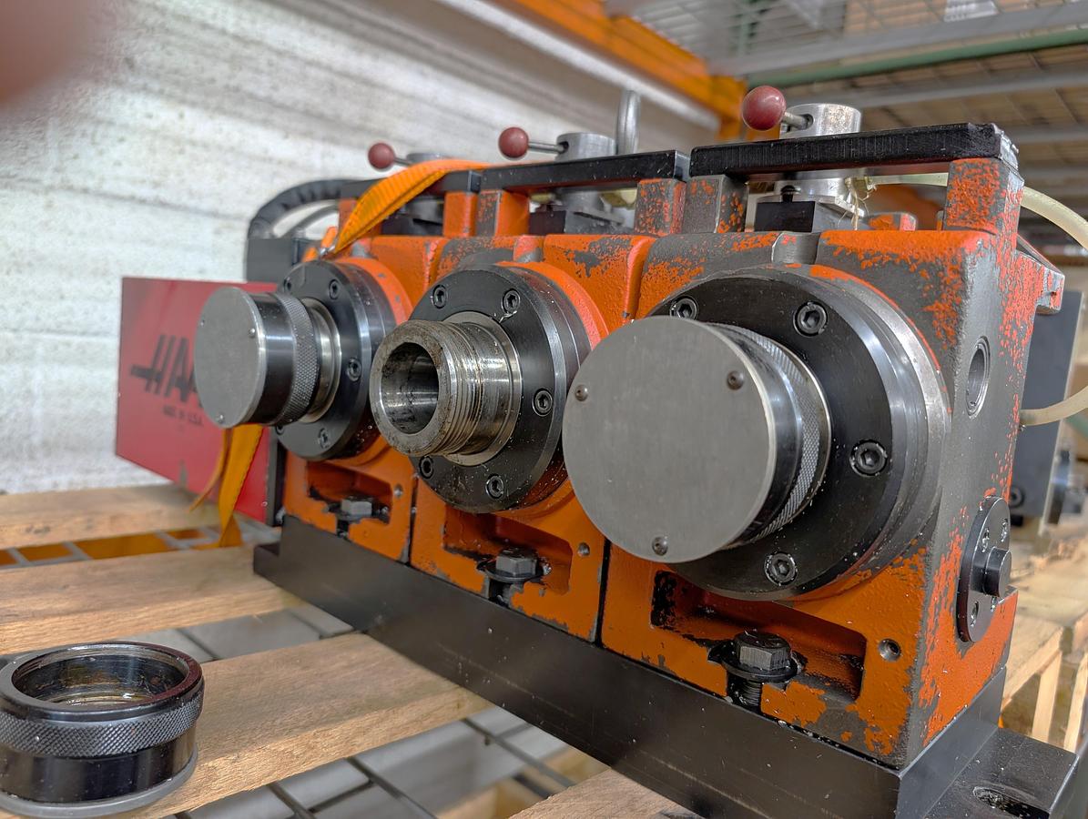 Used 1999 Haas HA5C3-HD-CNC-AC25 3 Spindle 5C Collet Indexer Unit