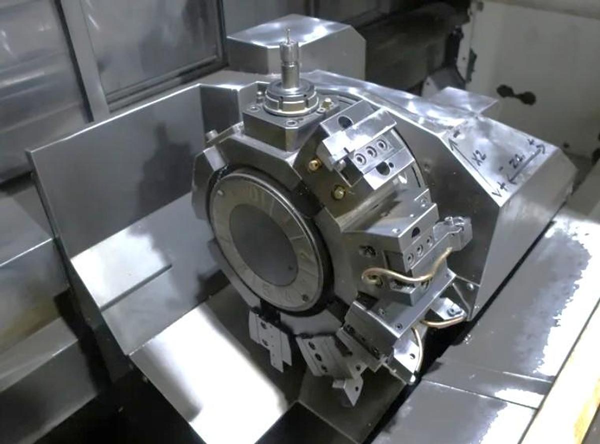 Used 2014 DMG Mori NTX2000-1500SZM Mill/Turn Center, Pendulum B Axis, Y Axis, Lower Turret Milling, 8" Chucks Both Spindles