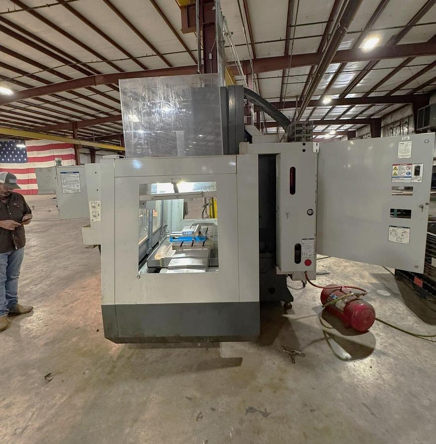 Used 2012 Haas VF2YT with Extended Y Axis Travel, Chip Auger, Prog. Coolant, Low Hours