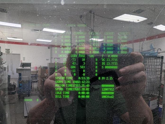 Used 2002 Haas VF-2D with Haas HRT-160 Rotary Table, 15,000 RPM Spindle, 24 Station Side Mounted Tool Changer, Auger, Pcool