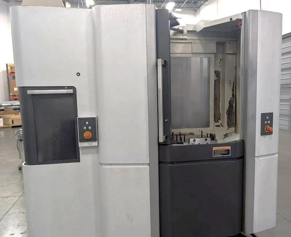 Used 2014 DMG Mori NHX4000 with 1 Degree Pallet Index, Chip Blaster Hi Press CTS, 12,000 RPM, 60 Station ATC, 12,000 RPM, Chip Conveyor