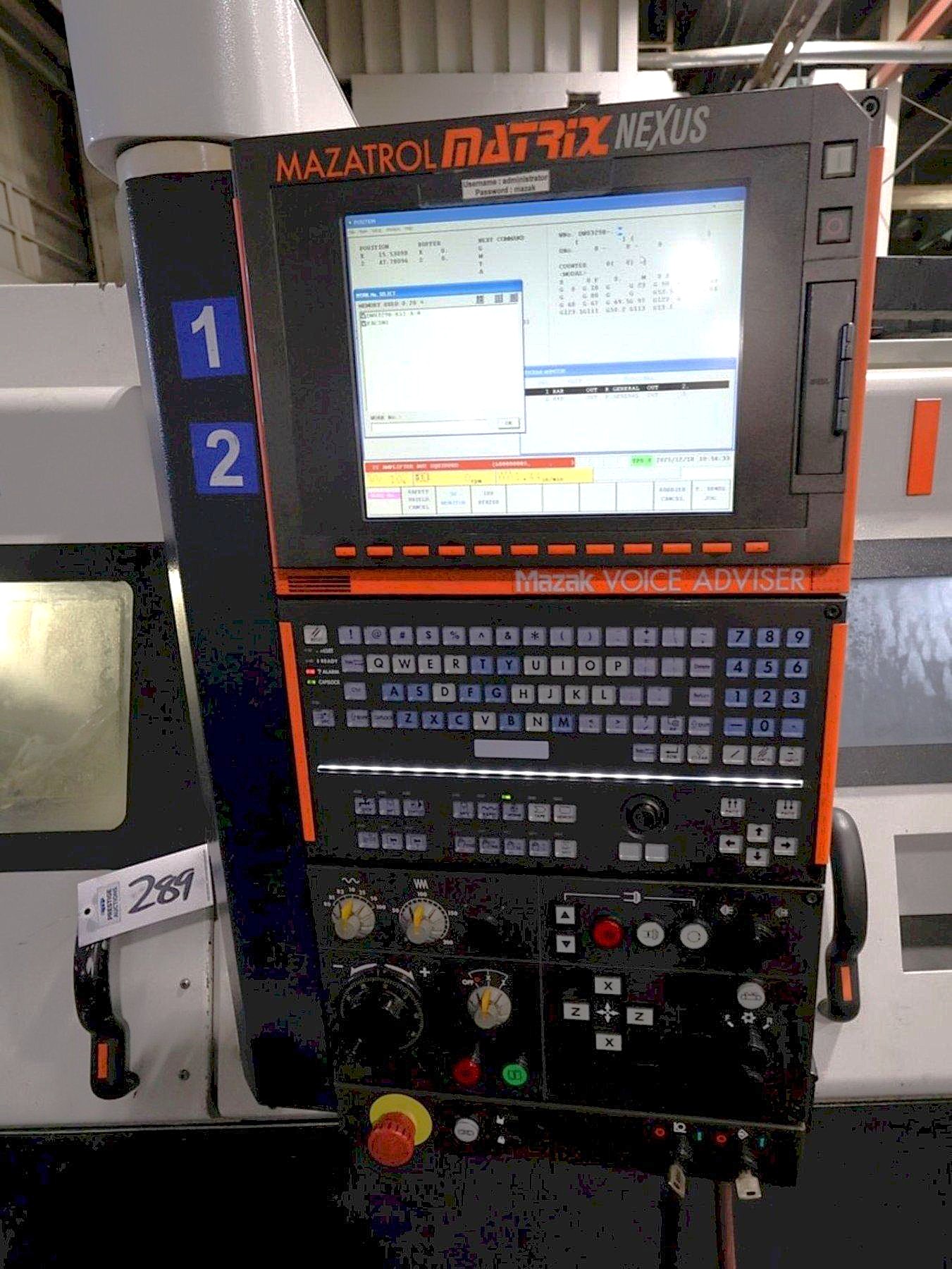 Used 2009 Mazak Nexus QTN 250-II/1500 with RARE 60" centers, Tailstock, Chip Conveyor, Toolsetter, 10" Chuck, 3" Bar Capacity
