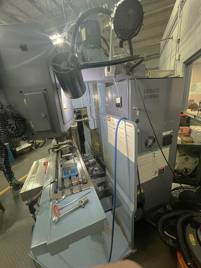 Used 2006 OKK MH-2NCP Heavy Duty CNC Horizontal Mill with Fanuc 20i-FB Control, Outboard Support, Arbor Tool, Remote Jog Handle