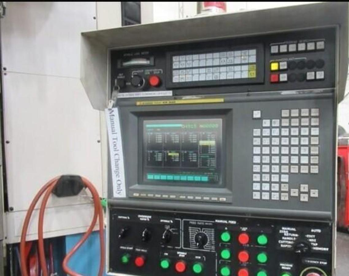 Used 1996 Mitsubishi M-VS25/20 Bridge Style CNC Mill with Head Changer, 5 Sided Machining, 60 ATC