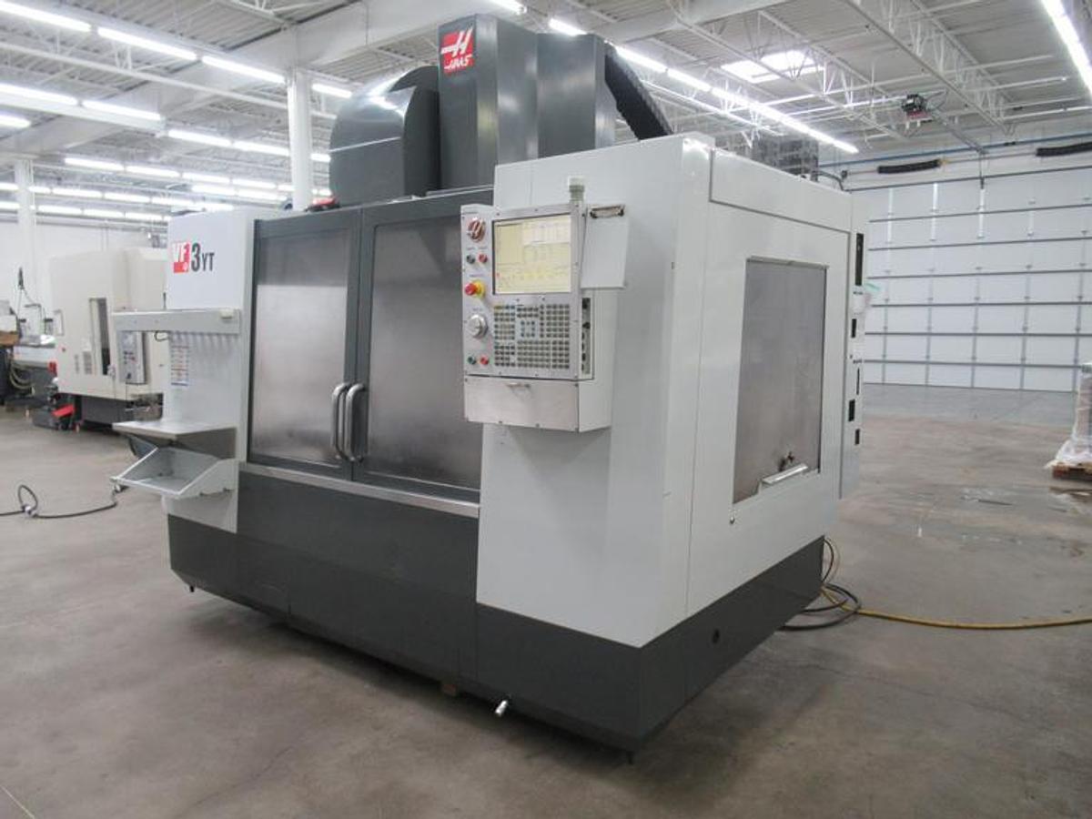 Used 2012 Haas VF-3YT/40 with Coolant Thru Spindle, Haas Probing, 40 Station SMATC, Auger, Pcool