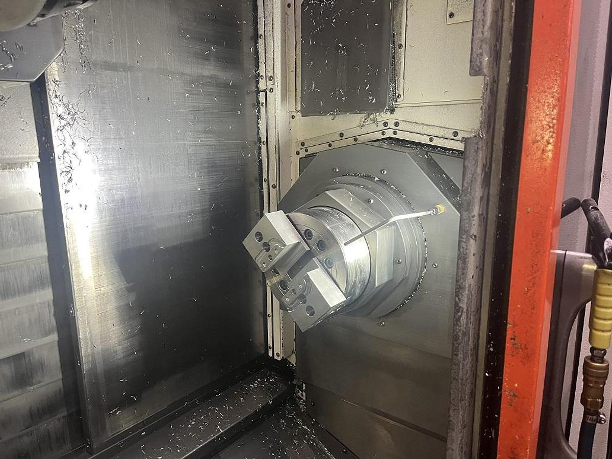 Used 2012 Mazak Integrex i-200S Mazatrol Matrix Nexus 2 with Subspindle, Simultaneous 5-Axes Tool Tip Point Control