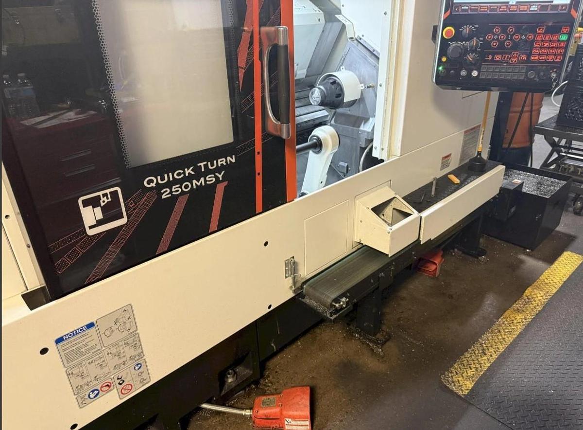 Used 2023 Mazak Quick Turn 250MSY with Milling, Subspindle, Y Axis, Barfeed, High Pressure Coolant, Collet Chucks