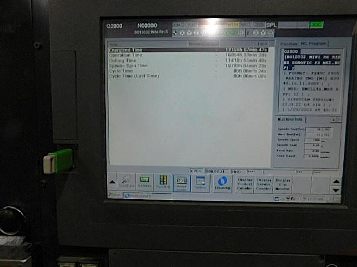 Used 2012 Makino A51NX with Full 4th Axis, 14k RPM, Coolant Thru Spindle, 60 ATC, Chip Conveyor