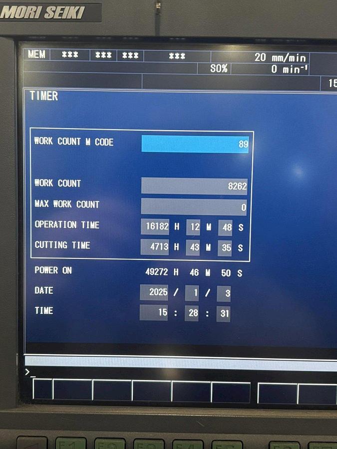 Used 2008 Mori Seiki NL2500MC/700