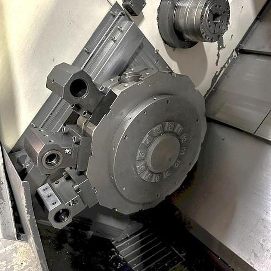 Used 2013 Hwacheon T2-2T with Twin Spindle, Twing Turrets, Live Milling/Drilling, Parts Catcher & Conveyor, Chip Conveyor, Fanuc 0i-TD