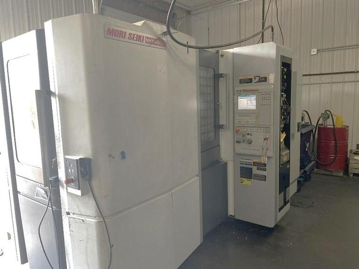 Used 2012 Mori Seiki NHX4000 with Full 4th Axis Rotary Tbl. 1000 PSI CTS, Tool Probing, 60 Station Tool Changer