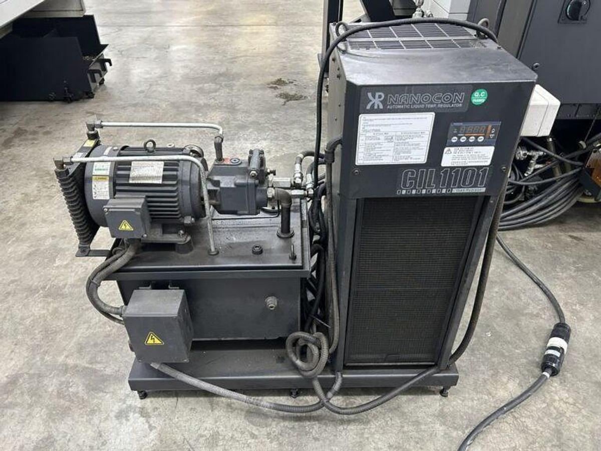 Used 2022 DN Solutions Mynx 5400/50 II with 4th Axis Drive, CAT50 Big Plus Spindle, Chip Conveyor, Mist Collector, Conversational