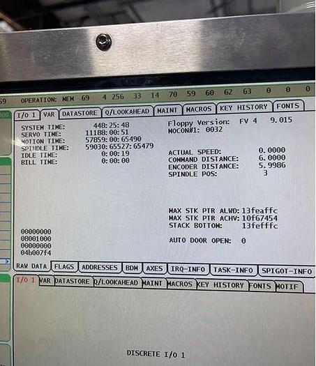 Used 2008 Haas Super Mini Mill with 10,000 RPM, 4th Axis Drive