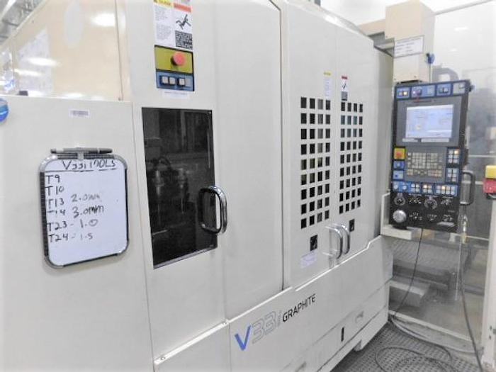 Used 2008 Makino V33i Graphite 3+2 Type 5 Axis Mill
