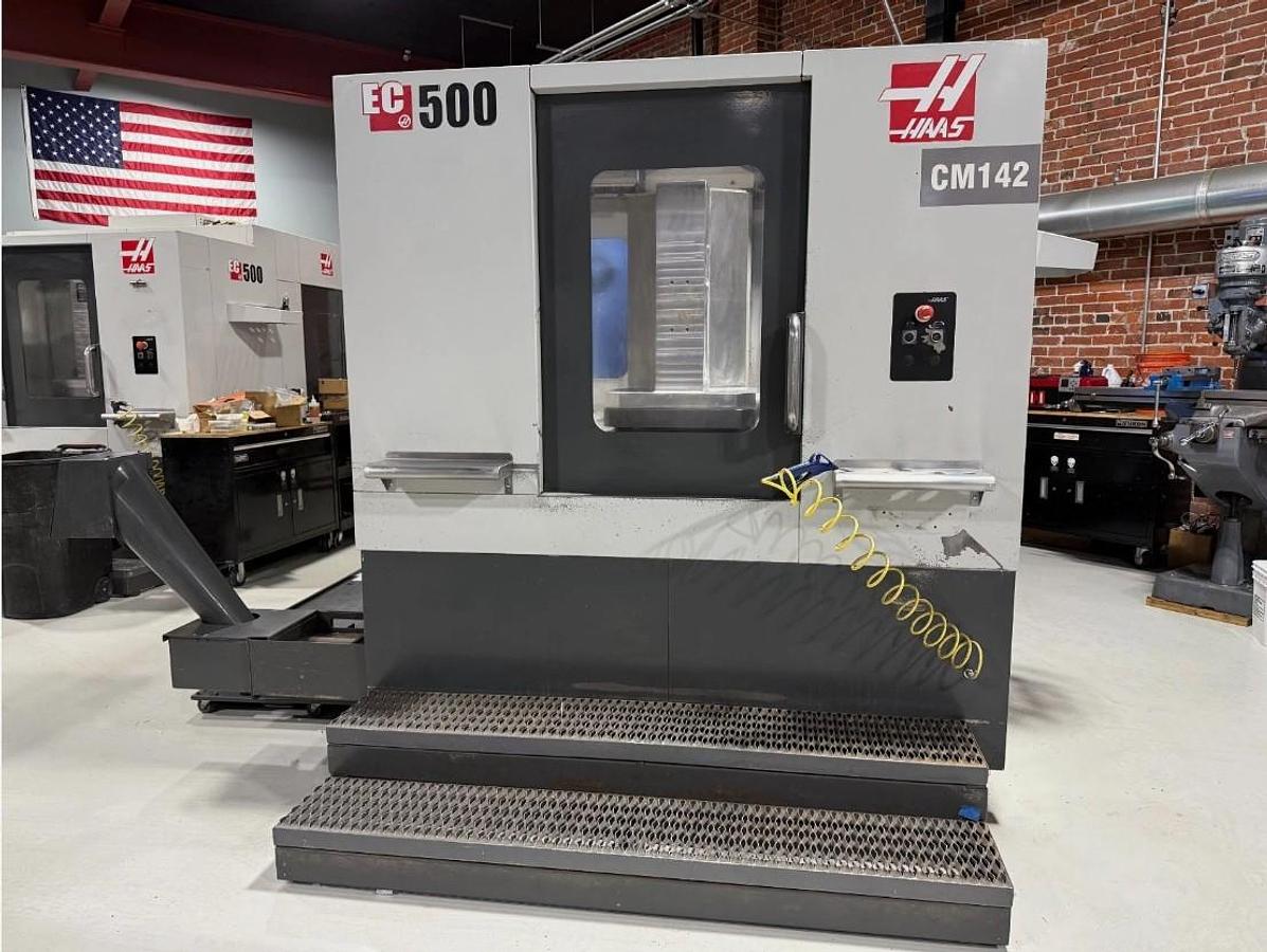Used 2012 Haas EC-500 with 40 Pos. ATC, 1000 PSI Coolant Thru Spindle, Haas Probing Package, 1 Deg Pallet Index, 2 Pallet Changer