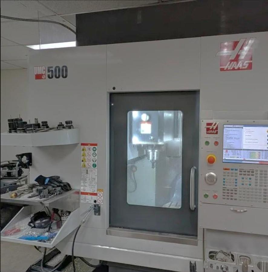 Used 2022 Haas UMC-500 with 15,000 RPM Spindle, Coolant Thru Spindle, Haas Probing, 30 Station ATC, High Speed Machining