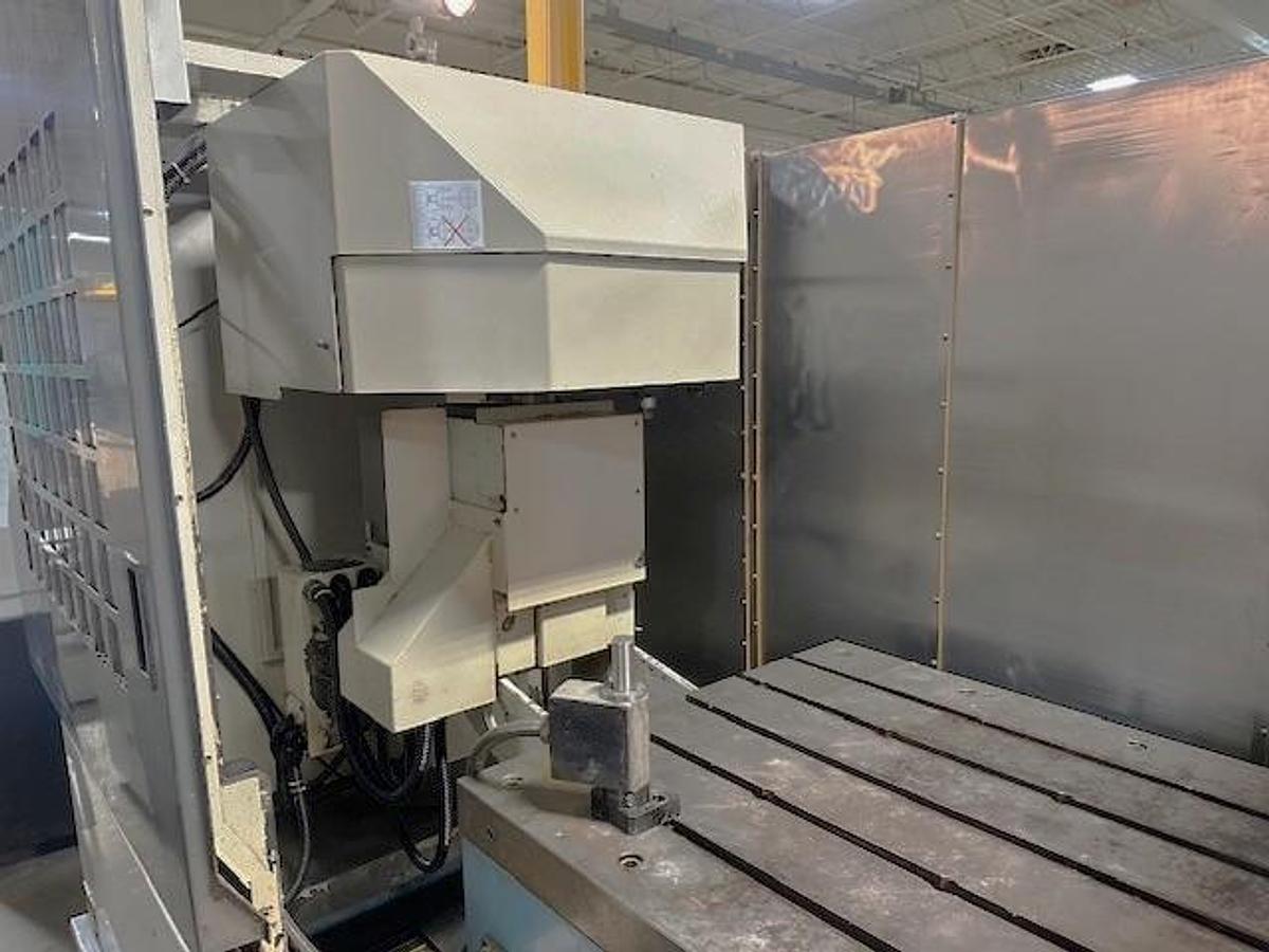 Used 1999 Mazak VTC-30C with (2) Tool Probes, Chip Conveyor, Dual Tool Changers