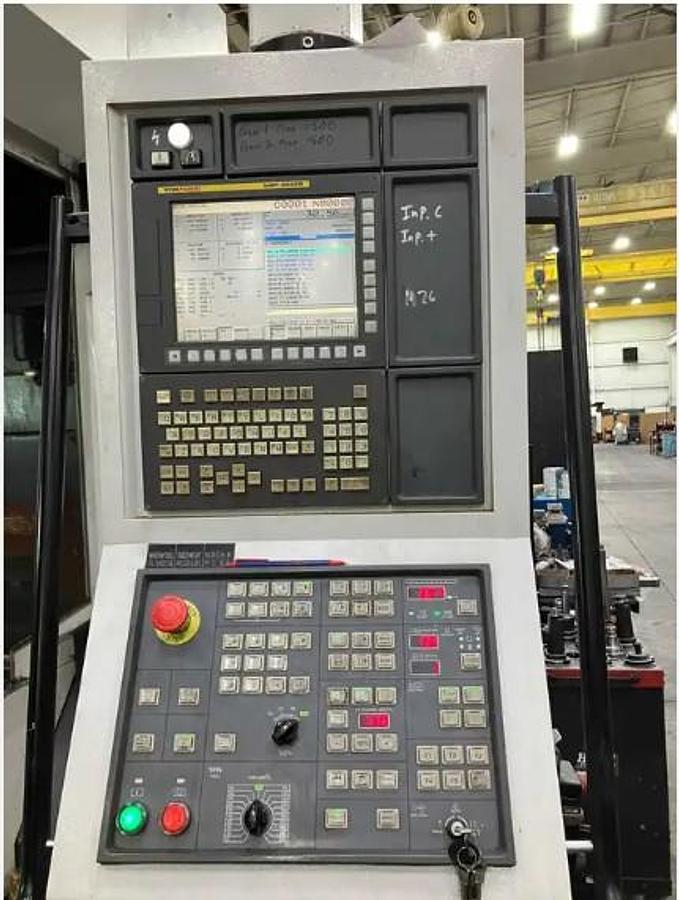 Used 2012 YCM DCV 4025B Bridge Mill with Coolant Through the Spindle, 160"x98"x40", 120 ATC, Conveyor, Hi Spd Machining