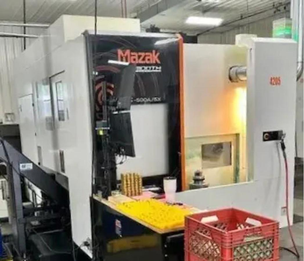 Used 2018 Mazak VC-500A-5X with 5 Axis Machining, 2 Pallet Changer, 60 Pos. ATC, Coolant Thru Spindle, Tool & Part Probing