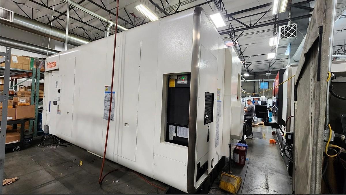 Used 2014 Mazak Integrex i-400S Mill Turn Center with Live Tooling, Y Axis, Subspindle, 60" Centers, 4" Bar Capacity