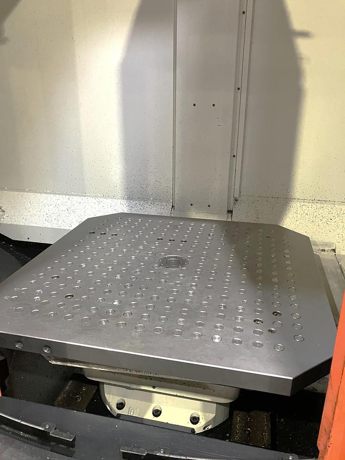 Used 2014 Mazak Vortex e-1060V/8 Heavy Duty 5 Axis Milling Machine with Built in Rotary Table, Tilting B Axis Head, HPC, 120 Pos. ATC