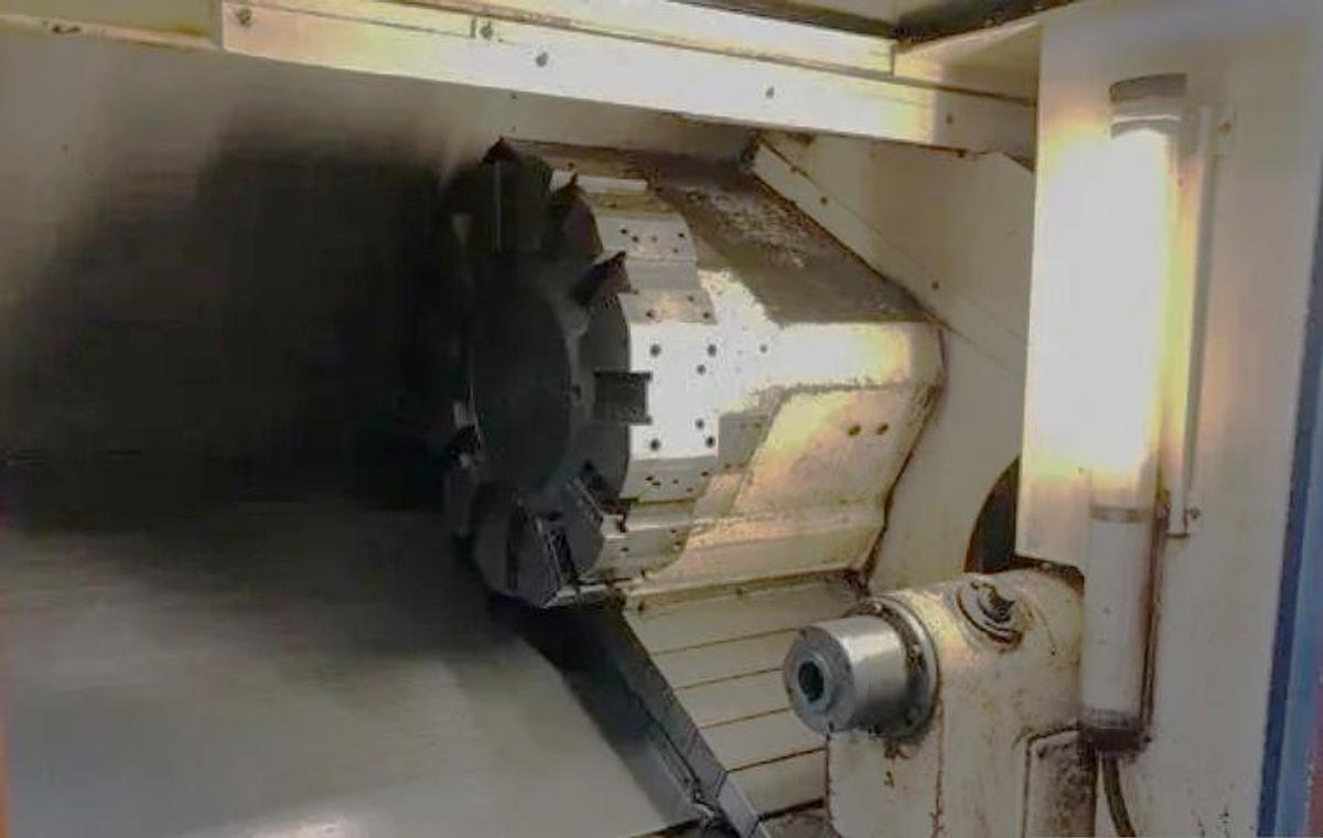 Used 2012 Mazak Nexus QTN 450-II/1000 with 6.5" Bar Capacity, Chip Conveyor, Tailstock, Toolsetter, 40" centers, 50 HP