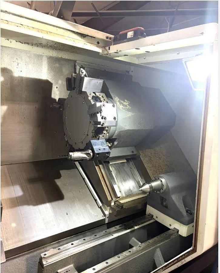 Used 2017 Haas ST-30Y with C Axis Milling Cap., Y Axis, Chip Conv., Tailstock, 10" Chuck, Tool Eye, 3" Bar Cap.
