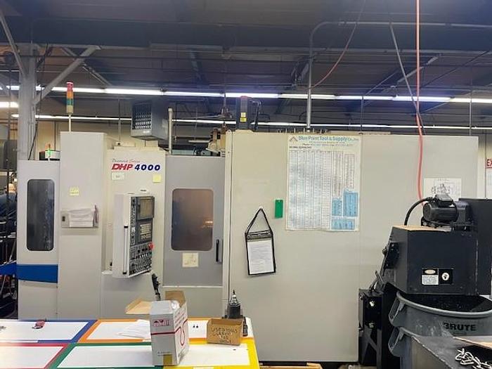 Used 2006 Doosan DHP 4000 w/ 2 Plt Changer, 1 Degree, 60 ATC, Coolant Thru Spindle, 14,000 RPM