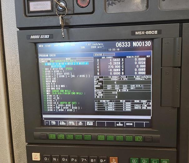 Used 2008 Mori Seiki NL2500Y/700