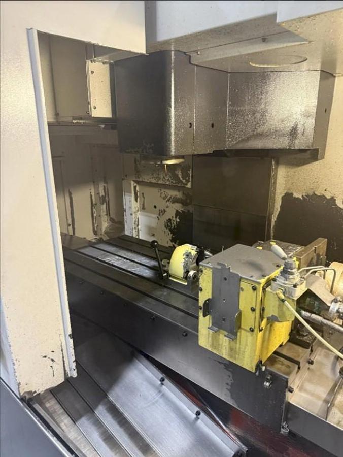 Used 2006 Mazak Nexus VCN 510C with Nikken 4th Axis, Coolant Thru Spindle, Tool Probing, Chip Conveyor