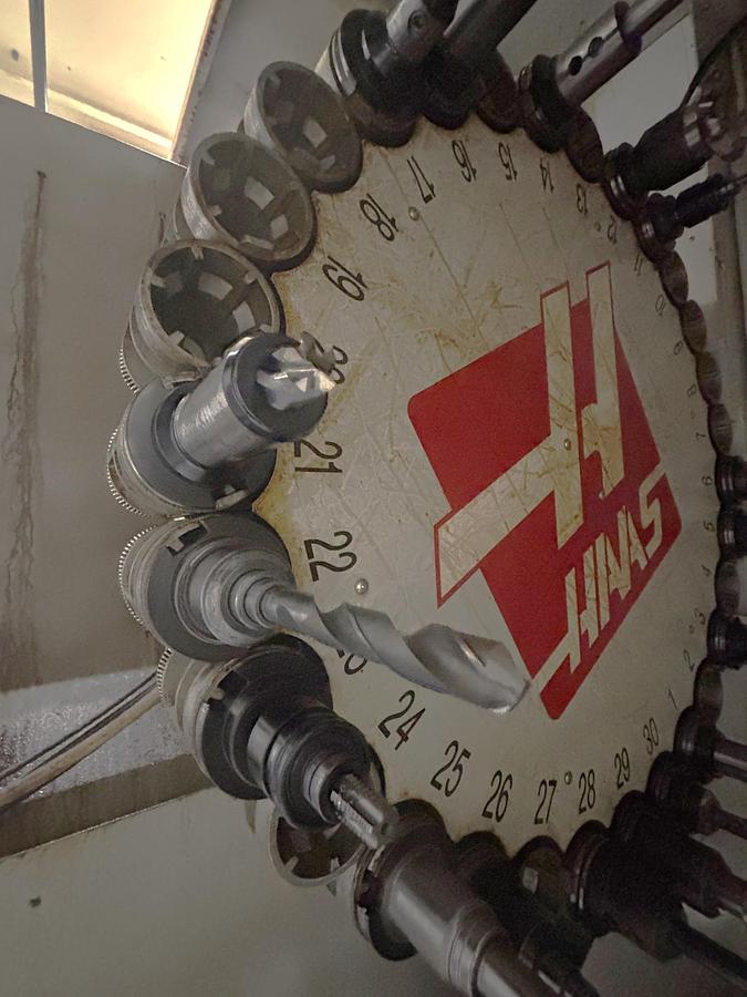 Used 2007 Haas EC-1600-4AX with Thru the Spindle Coolant, Built in 4th Axis Table, HRT210 Rotary Table as 5th Axis, Remote Jog Handle