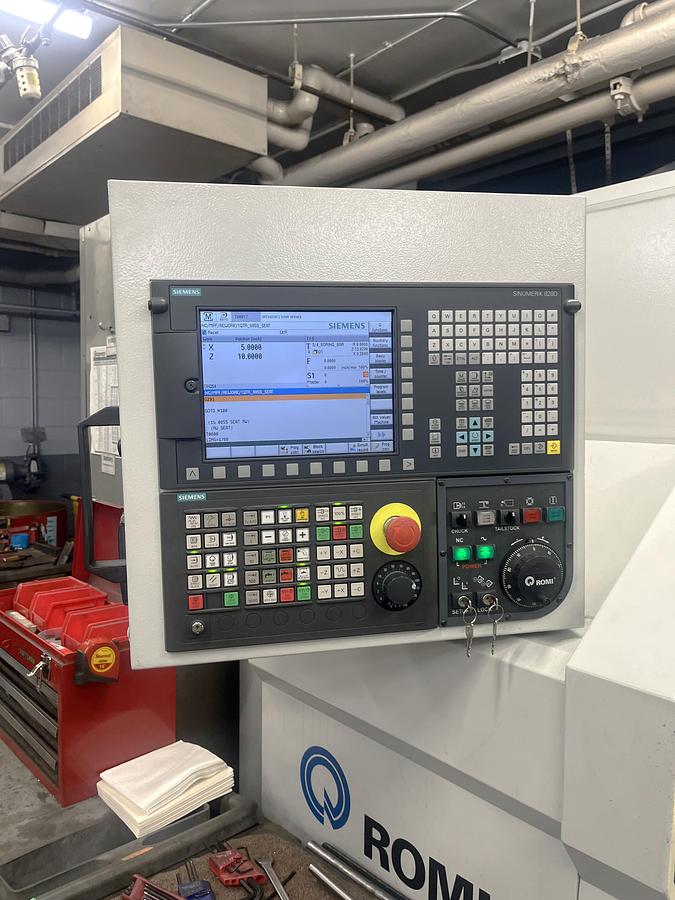 Used 2016 Romi C-420 Combination Teach Type CNC Lathe,