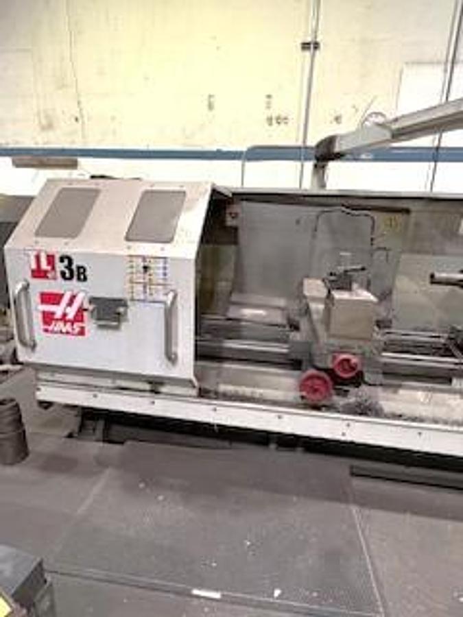 Used 2014 Haas TL-3B Big Bore with 8.5" Bar Capacity, (2) 24" Manual Chucks, Aloris Tool Post, Hand Wheels