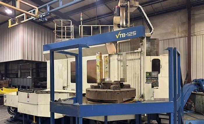 Used 2000 Hankook VTB-125C with Pallet Changer and Live Tooling