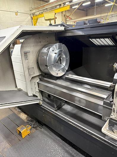 Used 2013 Mazak M5N/2000 7.1" Big Bore with 22" Chuck, Rear Chuck, Tailstock