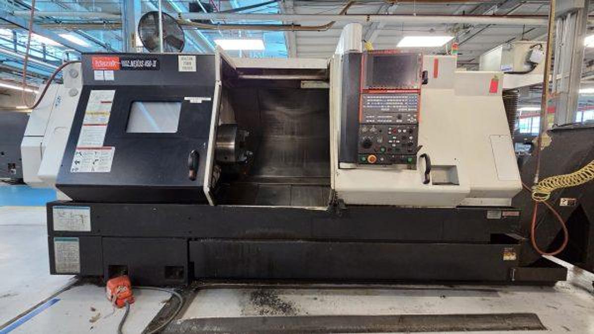 Used 2006 Mazak Nexus QTN 450-II/1200 with 18" Hyd Chk, Tailtock, Chip Conveyor, Toolsetter, 