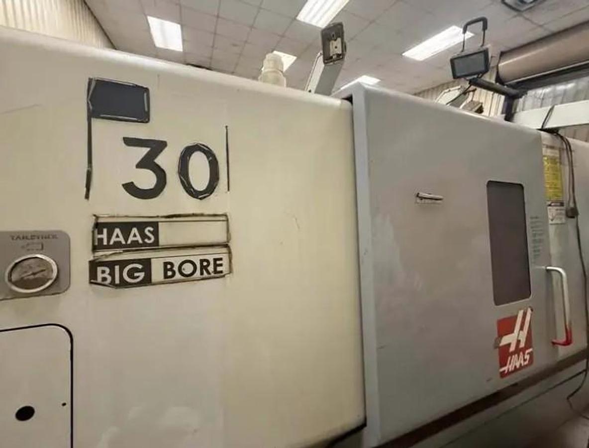 Used 2003 Haas SL-30TB 4" Bar Capacity, Chip Conveyor, Tool Presetter