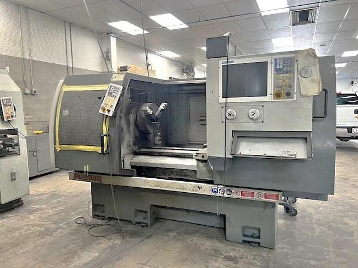Used 2007 Atrump RL-3040 CNC Wheel Repair Lathe, Upgraded Lenco Operating Syst in 2015, 30" x 40", 10 HP, 2200 RPM, Geared