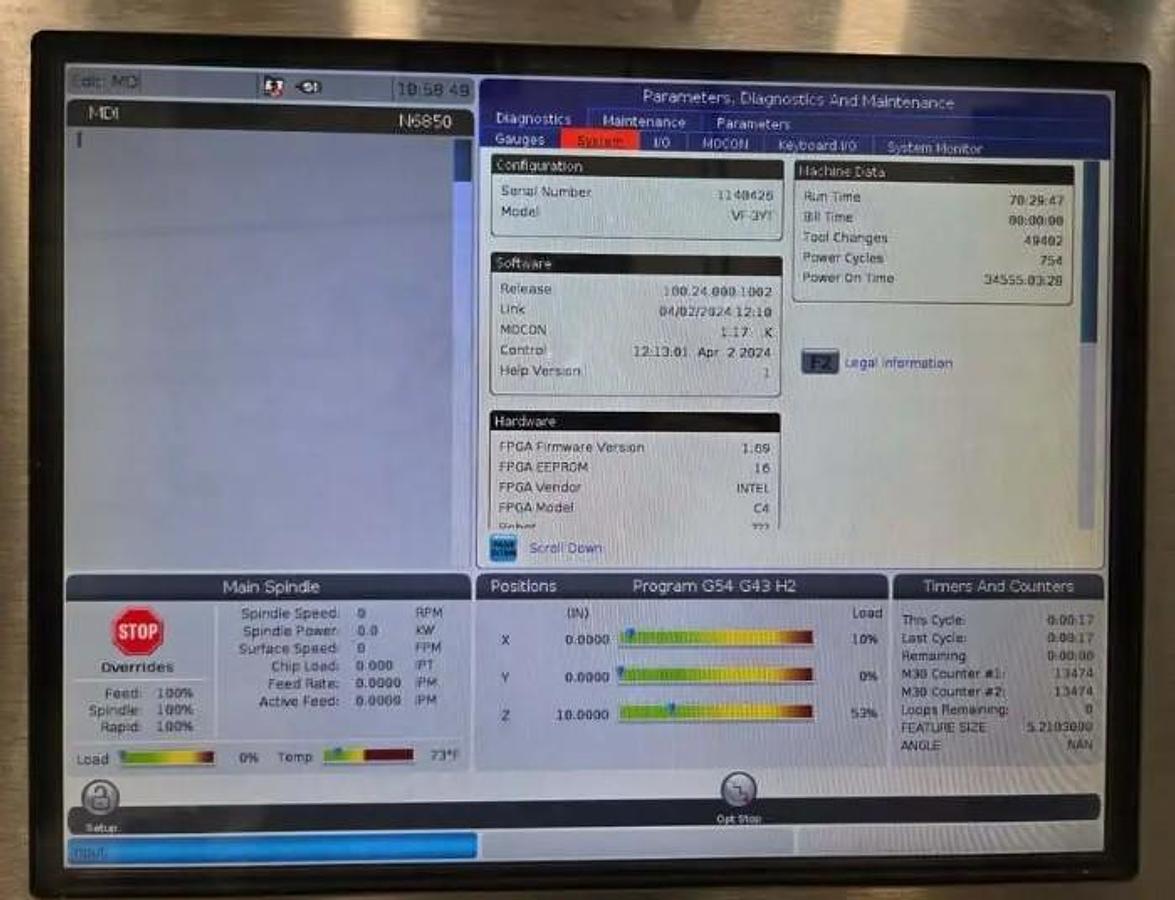 Used 2017 Haas VF-3YT/40