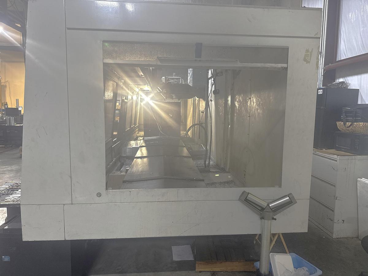 Used 2014 Haas VF-12/50 with Haas 4th Axis Rotary Table, Side Mounted ATC, Probing