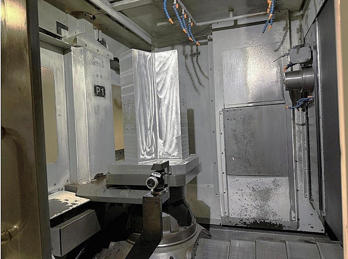 Used 2012 Haas EC-500 with 40 Pos. ATC, 1000 PSI Coolant Thru Spindle, Haas Probing Package, 1 Deg Pallet Index, 2 Pallet Changer