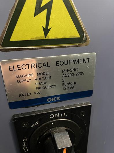Used 2001 OKK MH-2NCP Plain Horizontal CNC Mill