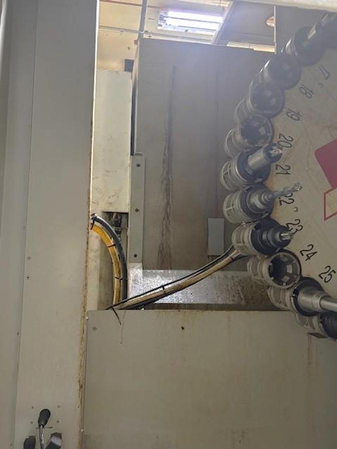 Used 2007 Haas EC-1600-4AX with Thru the Spindle Coolant, Built in 4th Axis Table, HRT210 Rotary Table as 5th Axis, Remote Jog Handle