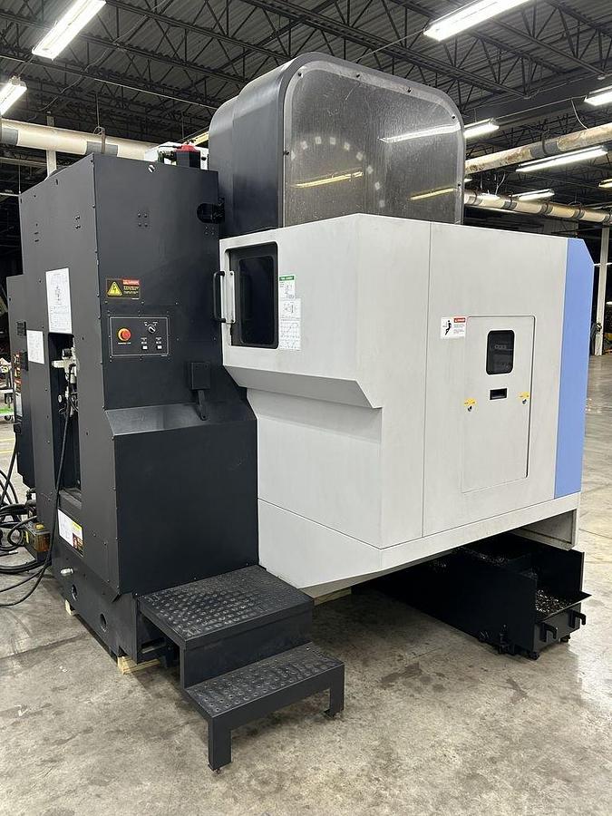 Used 2022 DN Solutions Mynx 5400/50 II with 4th Axis Drive, CAT50 Big Plus Spindle, Chip Conveyor, Mist Collector, Conversational