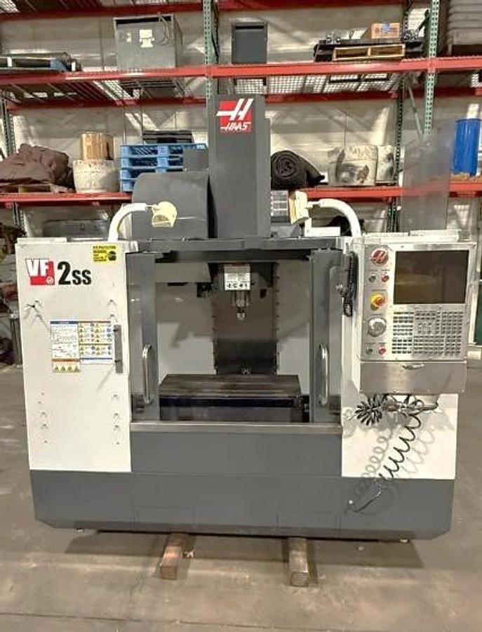 Used 2010 Haas VF2SS with 24 Station SMATC, 12,000 RPM, Remote Jog Handle, USB Port Interface, High Intensity Lighting