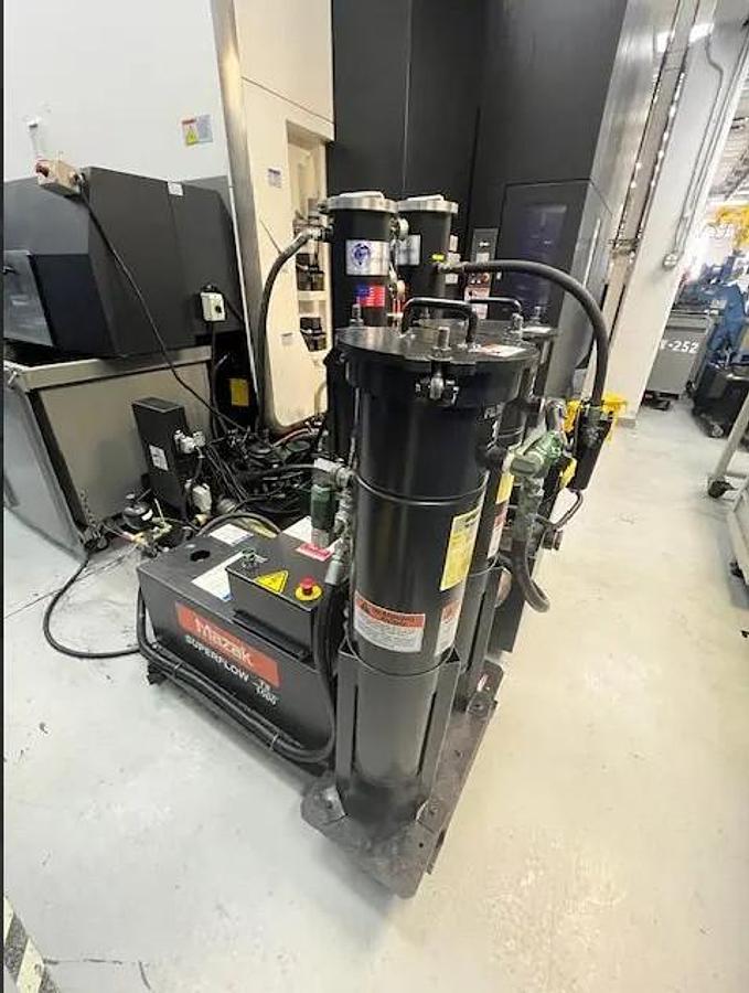 Used 2012 Mazak Integrex i-500V 5 Axis with 2 Pallet Changer, 80 Station ATC, HPC 1000 PSI, Full 4th Rotary, Probing