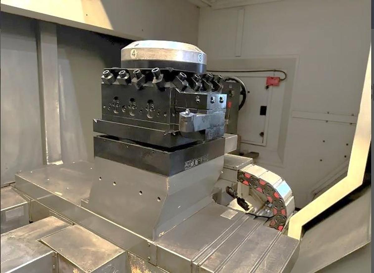 Used 2013 Geminis GT5 G2 with 48" sw, 33.5" Turn Diam, 78" cc, 4 Tool Hyd. Turret, Removable Y Axis Milling, C Axis Positioning, Tailstock, Fanuc 31i-Model B