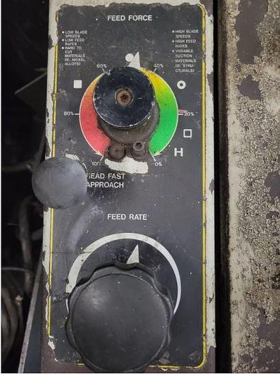 Used 2005 Hyd-Mech Model H-28A Dual Column Programmable Horizontal Bandsaw