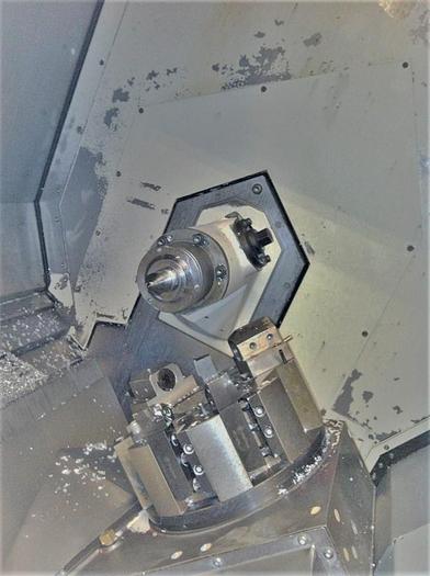 Used 2003 Mazak Integrex 200-IIIT with Lower Turret, Tailstock, B Axis Pendulum Turret