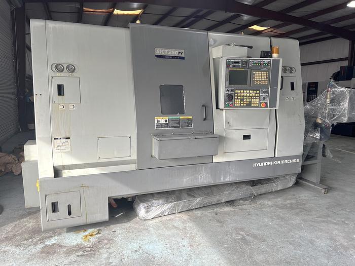 Used 2006 Hyundai-Kia SKT-250SY with Milling, Subspindle, Y Axis